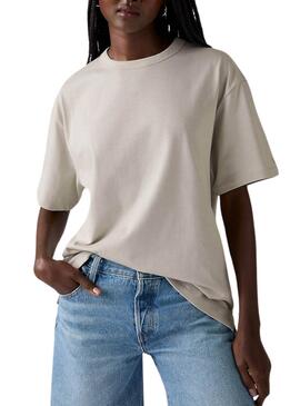 T-shirt Levi's Tabor gris pour femme