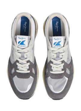 Chaussures Pepe Jeans Marlon Vibe gris pour homme