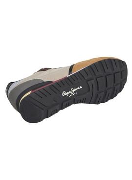 Chaussures Pepe Jeans Brit Colors beige pour homme