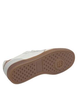 Sneakers Pepe Jeans Ball Basic blanc pailleté pour femme