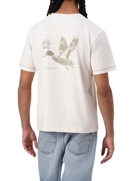 T-shirt Pepe Jeans Tarsey beige pour homme