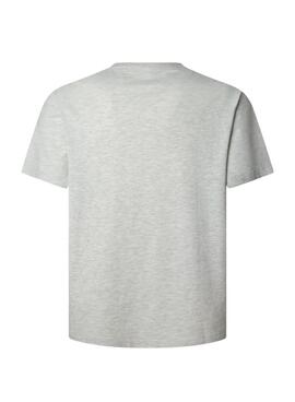 T-shirt Pepe Jeans Matthew gris pour homme
