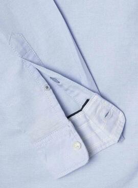 Chemise Pepe Jeans Cluny Oxford bleue pour homme.
