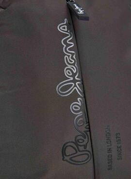 Sac Pepe Jeans Wayne reporter avec logo gris pour homme