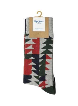 Paquet de 3 paires de chaussettes Pepe Jeans Geo Tree pour homme