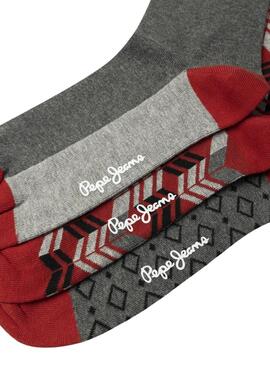 Paquet de 3 paires de chaussettes Pepe Jeans Star Geo pour homme