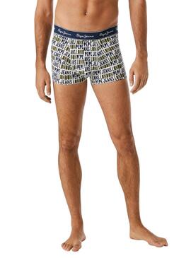 Lot de 3 caleçons Pepe Jeans Logo pour homme.