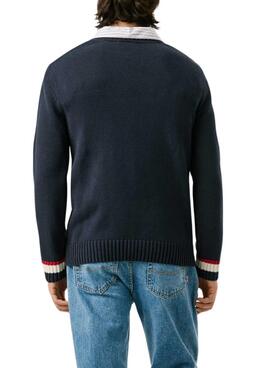 Maillot Pepe Jeans Patrick marine pour homme