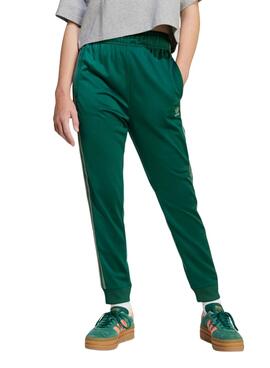 Pantalon Adidas Adicolor SST vert pour fille et garçon