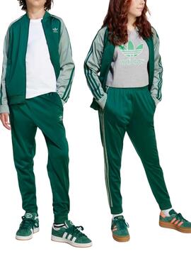 Pantalon Adidas Adicolor SST vert pour fille et garçon