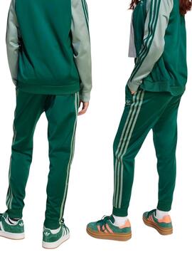 Pantalon Adidas Adicolor SST vert pour fille et garçon
