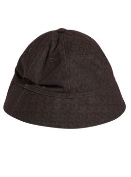 JD0973 MONOGRAM BUCKET DBROWN