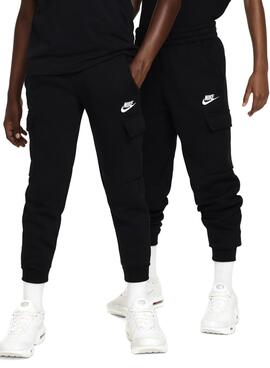 Pantalon Nike Sportswear Club Fleece Noir Pour Enfants