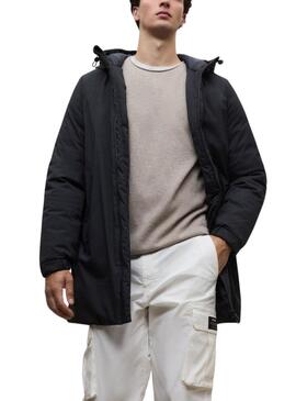 Manteau Ecoalf Pasu noir pour homme