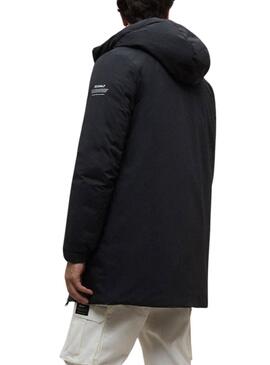 Manteau Ecoalf Pasu noir pour homme