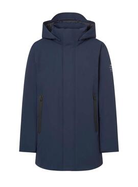 Manteau Ecoalf Parko marine pour homme.