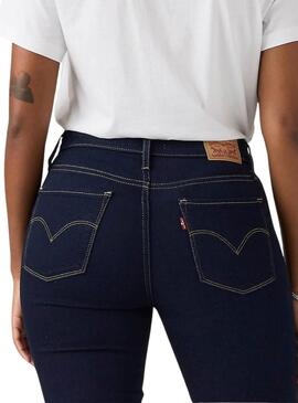 Jean Levi's 314 Shaping Straight foncé pour femme