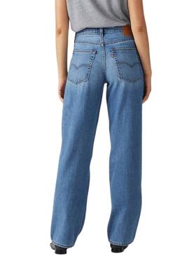Jean Levis Baggy Dad bleu pour femme