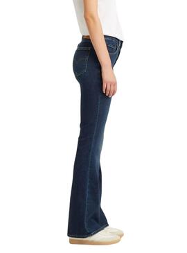 Jean Levi's 726 taille haute évasé bleu pour femme