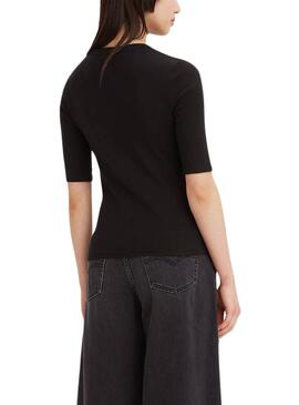 T-shirt Levi's Luca Slim noir pour femme