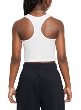 Débardeur Nike blanc pour fille