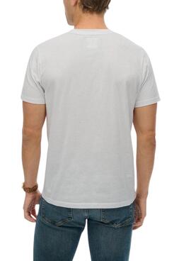 Maillot Superdry Great Outdoors blanc pour homme