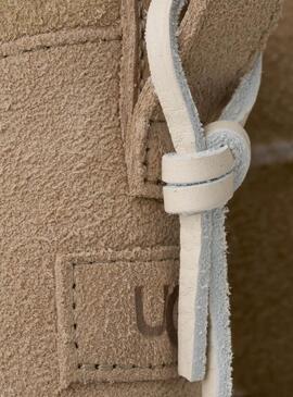 Bottes UGG Classic Ultra Mini Biarritz beige pour femme