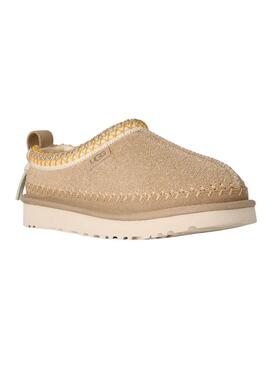 Sabots UGG Tasman Biarritz beige pour femmes