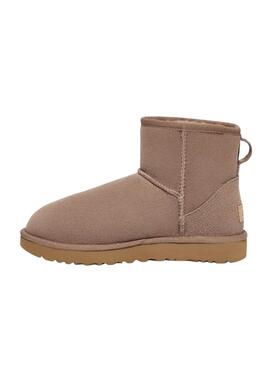 Bottes UGG Classic Mini II taupe pour femmes