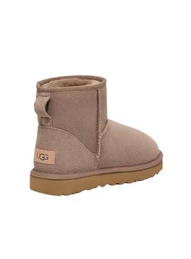 Bottes UGG Classic Mini II taupe pour femmes