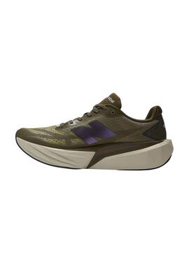 Chaussures New Balance Fuelcell Rebel V5 vertes pour homme