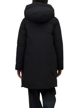 Manteau noir Ecoalf Mati pour femme