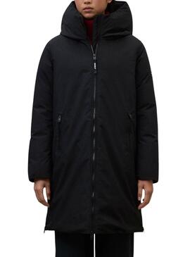 Manteau noir Ecoalf Mati pour femme