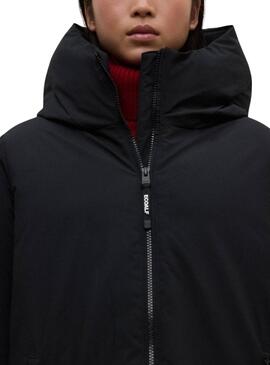 Manteau noir Ecoalf Mati pour femme