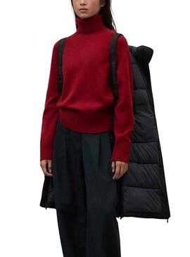 Manteau noir Ecoalf Mati pour femme