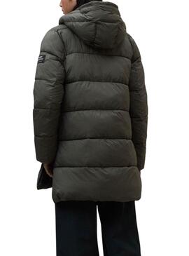 Manteau matelassé Ecoalf Marangu vert pour femme