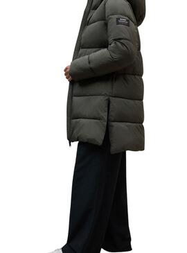 Manteau matelassé Ecoalf Marangu vert pour femme