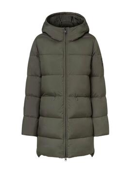 Manteau matelassé Ecoalf Marangu vert pour femme