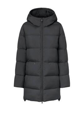 Manteau matelassé Ecoalf Marangu noir pour femme