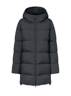 Manteau matelassé Ecoalf Marangu marine pour femme
