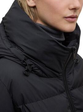 Manteau Ecoalf matelassé noir Manlie pour femme