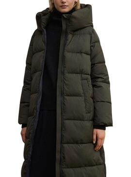 Manteau matelassé Ecoalf Aranda vert pour femme