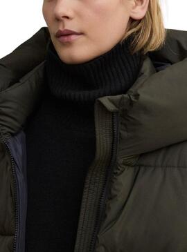 Manteau matelassé Ecoalf Aranda vert pour femme