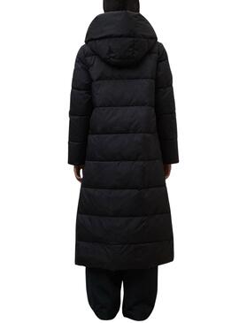 Manteau matelassé Ecoalf Aranda noir pour femme