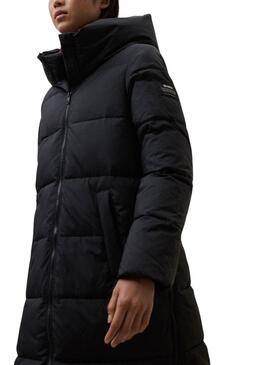 Manteau matelassé Ecoalf Aranda noir pour femme