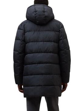 Manteau matelassé Ecoalf Vintage gris foncé pour homme
