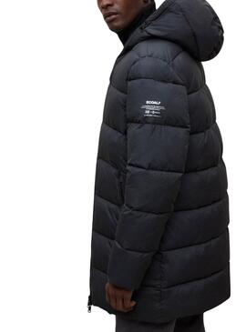 Manteau matelassé Ecoalf Vintage gris foncé pour homme