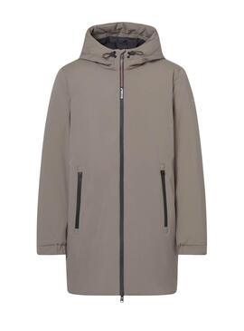 Manteau Ecoalf Pasu beige pour homme