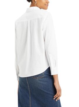 La chemise classique BW brillante en blanc