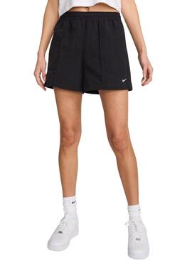 Shorts Nike Sportswear Everything Wovens noirs pour femmes.